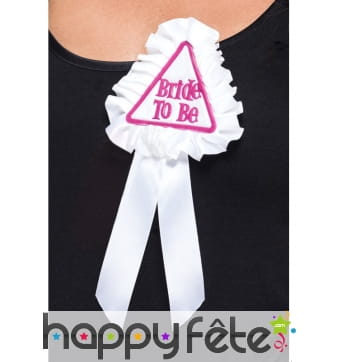 Badge bride to be, jeune mariée