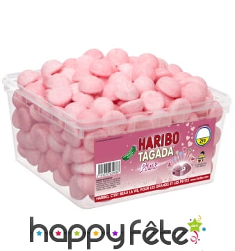 Boite de 210 fraises tagada pink haribo