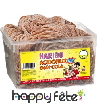 Boite de 300 acidofilo pik cola haribo