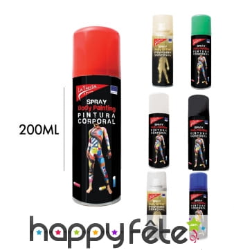 Bombe de peinture corporelle de 200ml