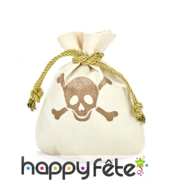 Bourse de pirate beige