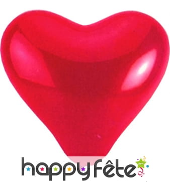 Ballons en forme de coeur rouge