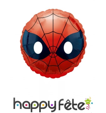 Ballon émoji tête de Spiderman, 23cm