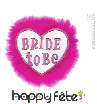 Broche future mariée "bride to be"