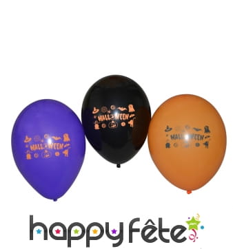 Ballons Halloween multi, imprimés