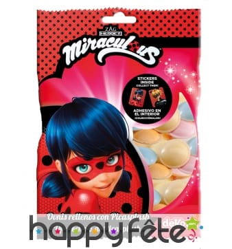 Bonbons Ladybug avec stickers, 246g