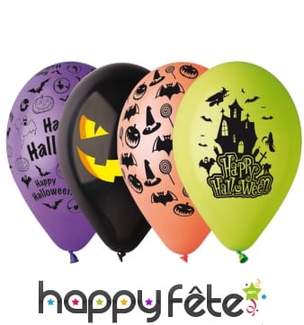 Ballons motifs Halloween