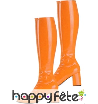 Bottes orange de gogo