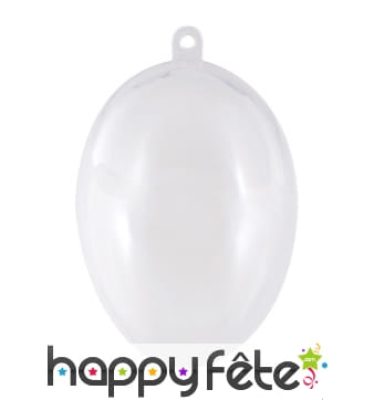 Boulle oeuf transparent à remplir, pvc