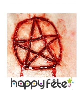 Blessures pentacle du diable par transfert