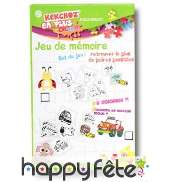 Boite puzzle jeu de mémoire