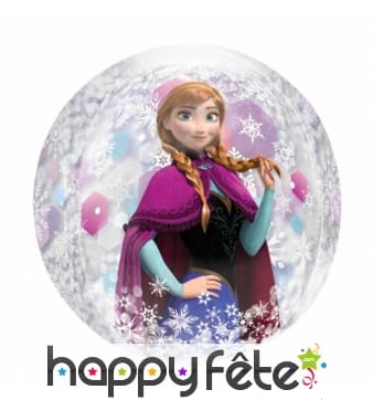 Ballon rond de Anna, la Reine des Neiges