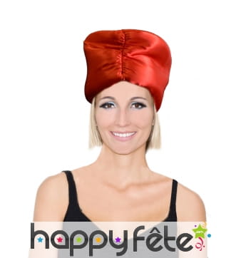 Bonnet rouge de pere noel velours