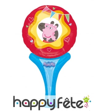 Ballon raquette Miss Peppa Pig de 30cm