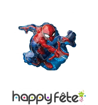 Ballon silhouette de Spiderman, 25 cm