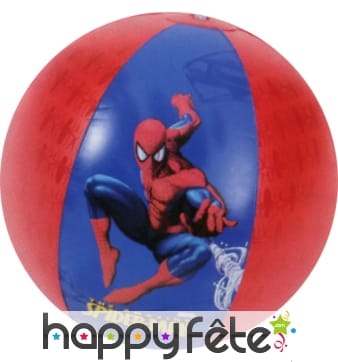 Ballon spiderman de plage