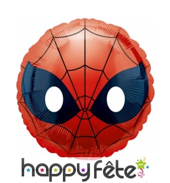 Ballon Spiderman émoticone de 43cm