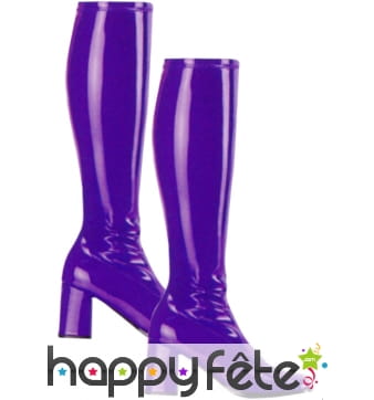 Bottes violette/mauve de gogo