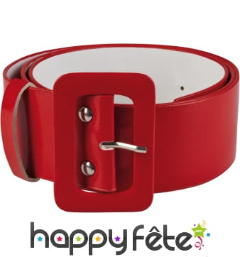 Ceinture année 60 rouge