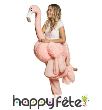 Costume à dos de flamant rose pour adulte