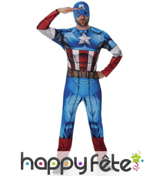 Costume adulte du Captain America