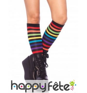 Chaussettes arc-en-ciel