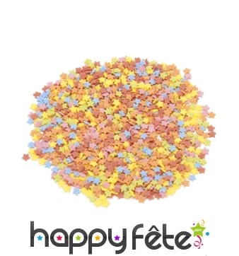 Confettis alimentaires étoiles de 100g