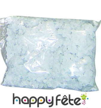 Confettis blanc en sac d'1kg