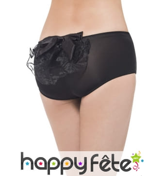 Culotte burlesque noire