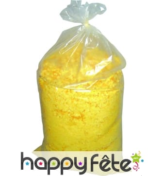 Confettis de 10 kg jaune