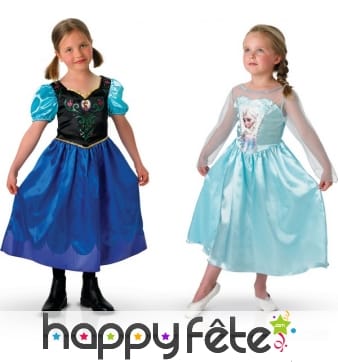 Costumes de Anna et Elsa, La Reine des Neiges