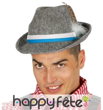 Chapeau de bavarois gris