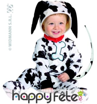 Costume de bébé dalmatien