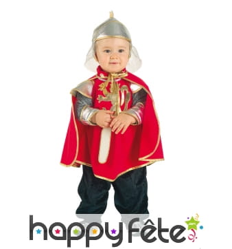 Costume de bébé roi chevalier Richard