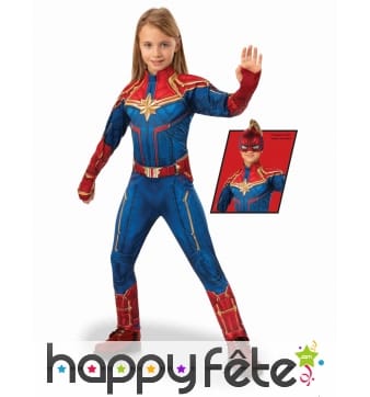 Costume de Captain Marvel pour fille