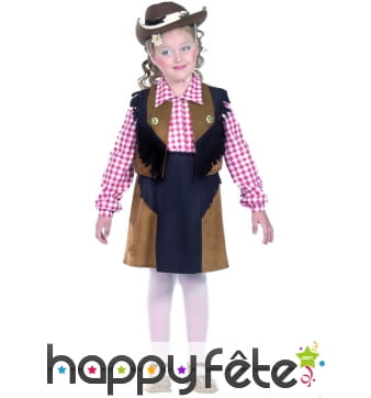 Costume d'enfant cow-boy Masha