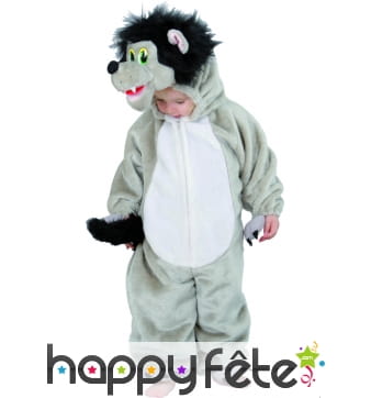 Costume d'enfant loup