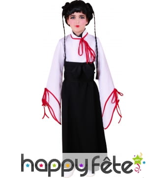 Costume d'enfant manga jupe noire