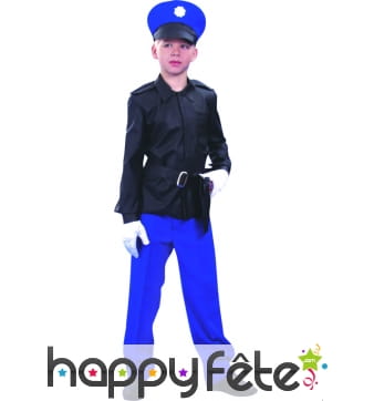 Costume d'enfant policier