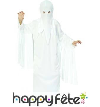 Costume de fantôme blanc pour enfant