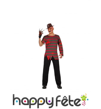 Costume de Freddy Krueger pour adulte