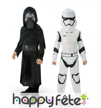 Costumes de Kylo Ren et StormTrooper enfant