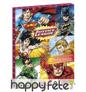 Calendrier de l'avent héros marvel Justice League