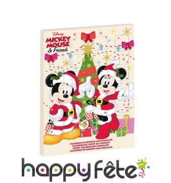 Calendrier de l'avent Mickey & Minnie spécial Noël