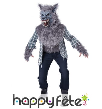 Costume de loup-garou en chemise