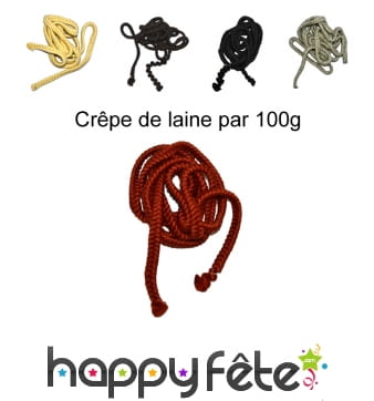 Crêpe de laine par 100g