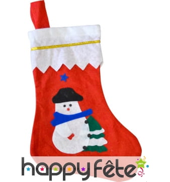 Chaussette de noel de 30 cm