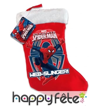 Chaussette de Noël Spiderman