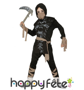 Costume de ninja des morts pour enfant