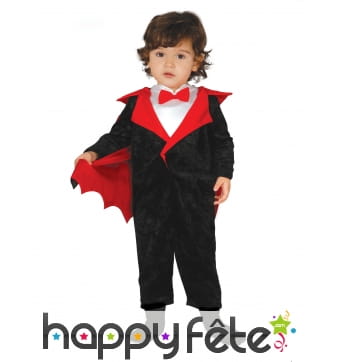 Combinaison de petit vampire avec cape pour bébé